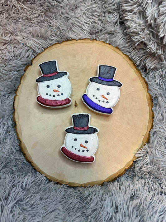 Snowman Bath Bomb Scented in Jack Frost