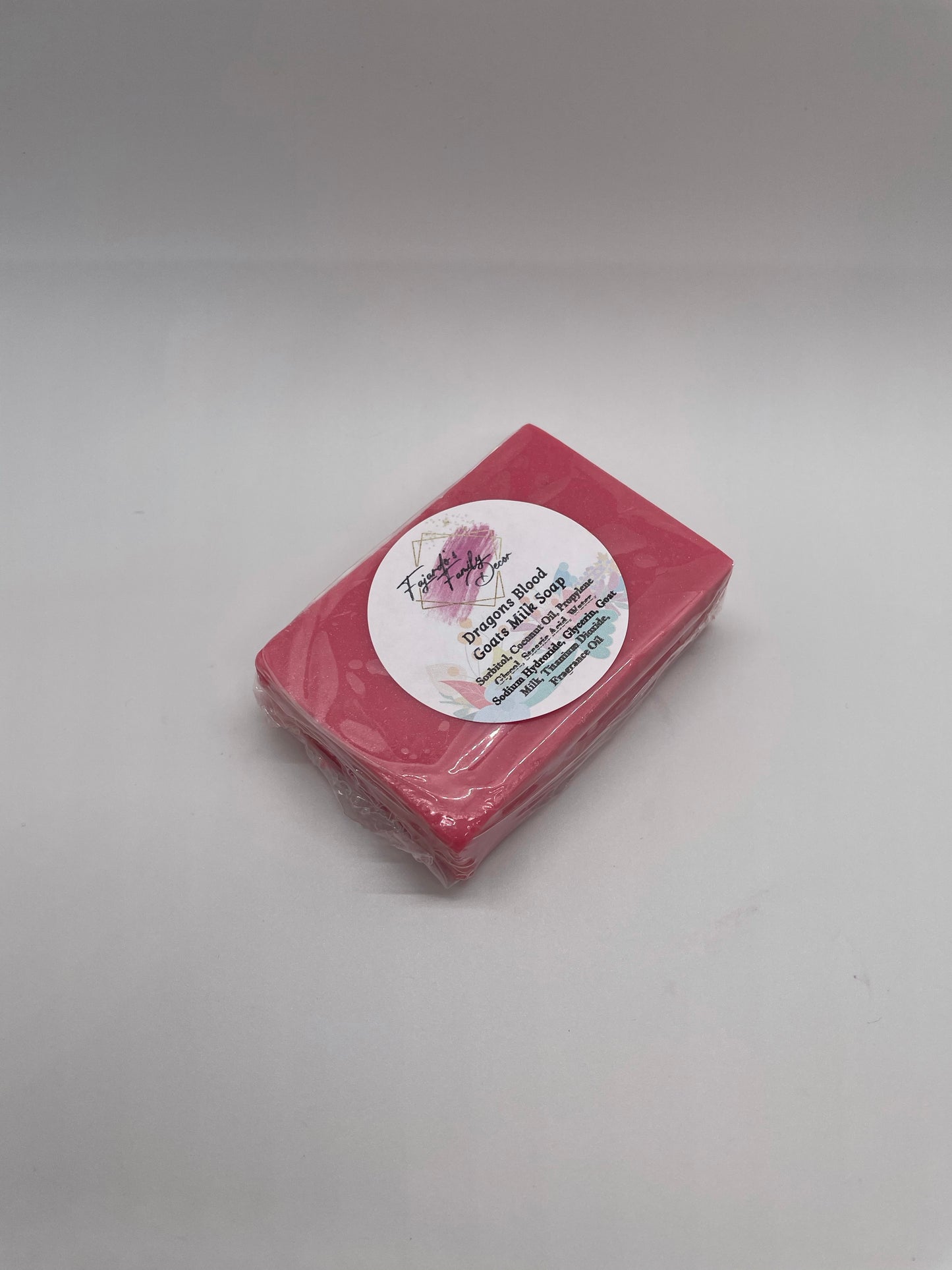 Candy Cane Goats Milk Soap Bar